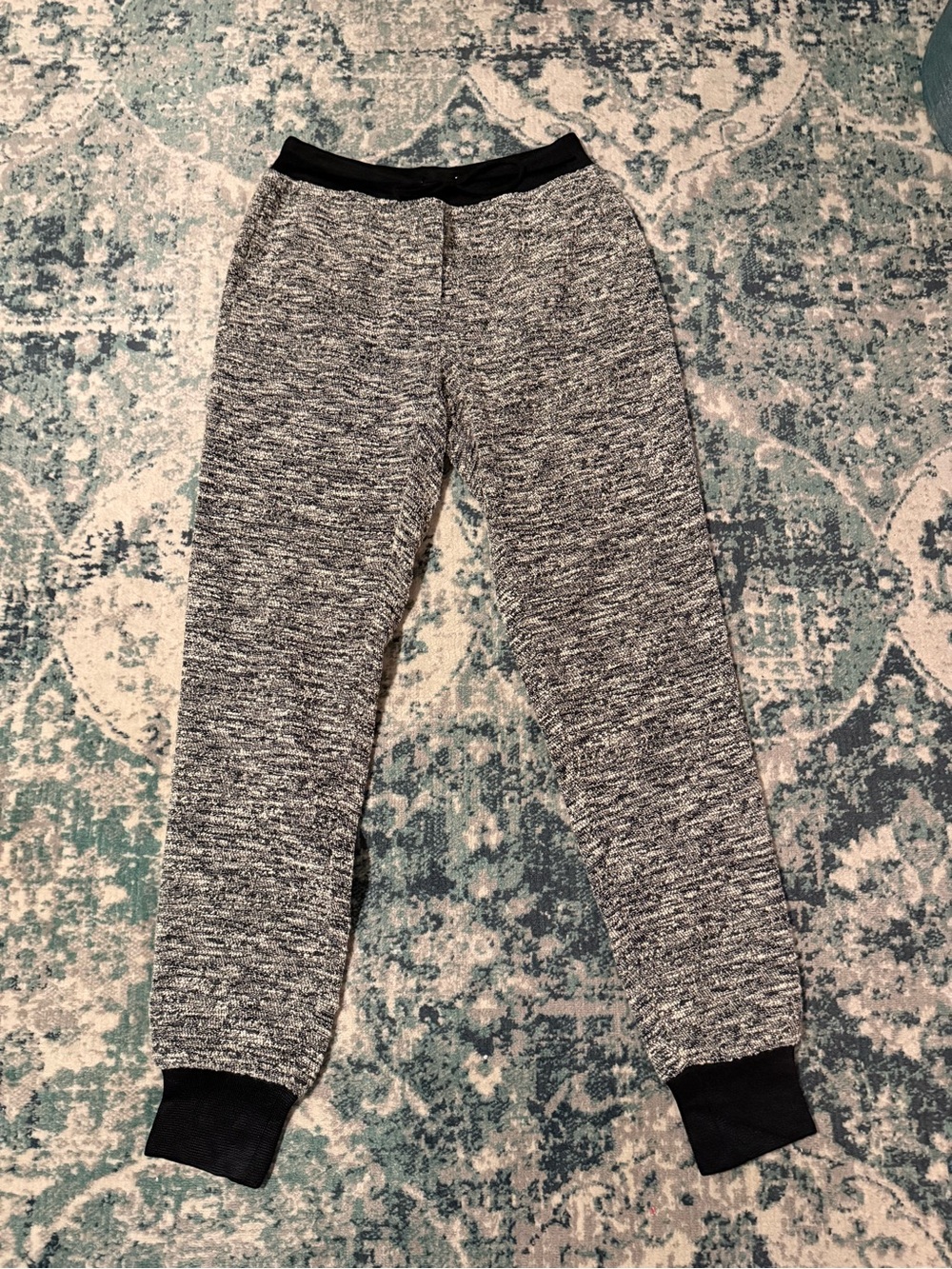 USD $295 rag & bone Women’s Heather Gray Marled Jogger Pants Size M